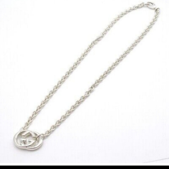 RARE! Gucci Luxury Double G Statement Logo Necklace 😍  like Mew condition! GORG - Picture 8 of 10